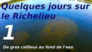 Big rocks on the Richelieu river bottom near US border | Sailboat Fuligule 2020 | Ep1