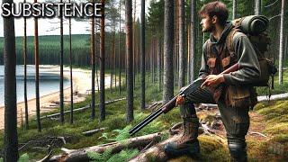 Day 6 Wilderness Survival | Subsistence Gameplay