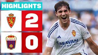 Highlights Real Zaragoza vs CD Eldense (2-0)