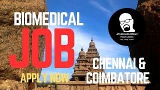 Job in Chennai & Coimbatore  | Biom | Fresher