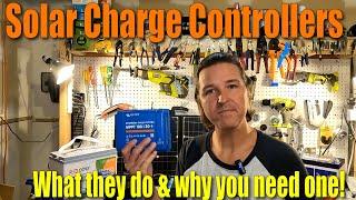 What is a Solar Charge Controller?  Beginner friendly video what they do and why you need one.