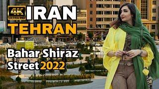 4K Video Walking in Bahar Shiraz Street 2022 - Tehran - Iran  #walktime