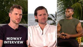 MIDWAY FILM INTERVIEW w/ Actors Ed Skrein & Luke Evans | Max The Body Philisaire