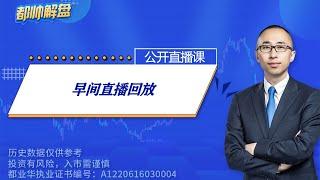 早间直播回放（完整） | 2024.12.24 周二 A股解盘 | 上证指数股票行情 #大盘分析 #都业华 每日解盘 #缠中说禅 #中枢理论 #技术面分析