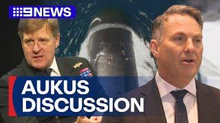 Discussion among AUKUS allies over war preparation | 9 News Australia