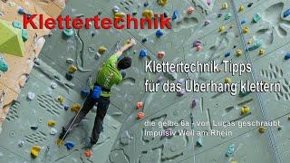 ÜBERHANG KLETTERN - Technik Tipps - Die Gelbe 6a #ImpulsivWeil