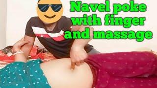 @SUBIK20 vlog Navel poke with finger //navel poke funny  challenge