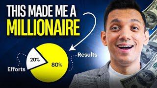 How Pareto Principle Made Me A Millionaire | Siddharth Rajsekar