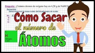 CALCULAR EL NÚMERO DE ÁTOMOS DE UN ELEMENTO EN UN COMPUESTO QUÍMICO - ESTEQUIOMETRÍA