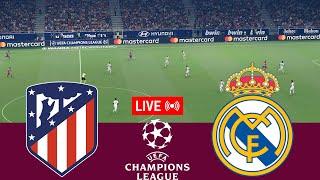 [LIVE] Atletico Madrid vs Real Madrid. UEFA Champions League 24/25 Full Match - VideoGame Simulation