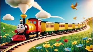 The Happy Little Train || Preschool Rhyme For kids|| Nursery Rhyme For Kids 2024 @FunwithHum0