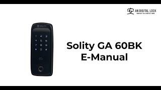 Solity GA-60BK Digital Door Lock