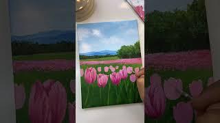 Tulip painting/ Acrylic painting