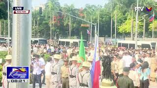 PBBM leads the flag raising and wreath laying ceremony in Rizal Park to commemorate 126th...