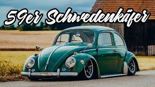 Sourkrauts | Derber 59er keramikgrüner VW Käfer aus Schweden auf seltenen brasilianischen Felgen