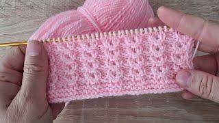 Kahve Çekirdeği Örgü Modeli Yapımı / Kahve Çatlağı Örgü Modeli Easy Crochet Knitting Pattern