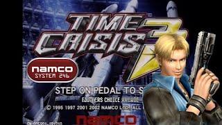 Time Crisis 3 real arcade captured gameplay Namco System 246 4K