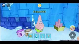 Patrick Star Goes To Sleep In The Freezer (Roblox)