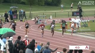 Women's 100m Elite Final - La Classique d'Athletisme de Montreal 2024 [Full Race]