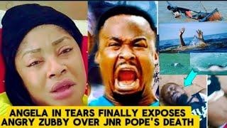 Angela In TEARS BLAST & EXPOSES ANGRY Zubby Michael Over Jnr Pope's DEATH! #jnrpope #trending