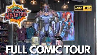 Islands Of Adventure Orlando Tour of Marvel Comic Store