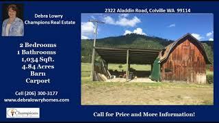 Colville WA 2 bed home for sale