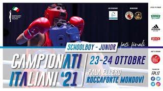 Campionati Italiani Schoolboy Junior 2021 - SEMIFINALI JUNIOR