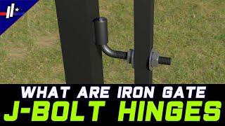 Iron gate repair Allen Texas | JBolt hinges - What are they? #wroughtirongate #wroughtiron