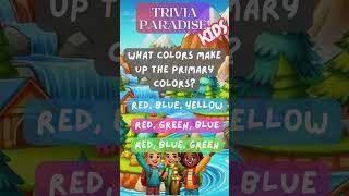 TRIVIA PARADISE! KIDS!  | # 007 | Fun Trivia Questions for Kids | Test Your Knowledge #mentalhealth