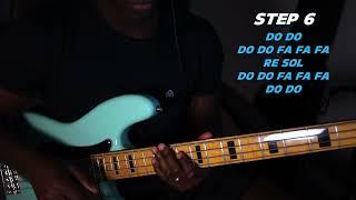 Wamilele - Sebene Bass Lesson - LEARN SEBEN BASSLINE IN 7 STEPS - For all beginners and intermediate