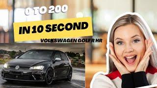 Taxi Sim 2044 l Volkswagen Golf R HR 200 in 10 seconds speed checking l Taxisim