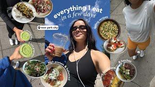 What I EAT in a few days in NYC | high protein & balanced spring recipes
