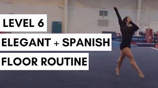 Elegant + Spanish Gymnastics Floor Routine | Taylor Krippner