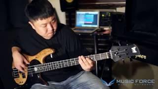 [MusicForce] Fodera Yin Yang Standard 4 Special Ltd. Demo - 'Fighting Bear' Bassist Robiq