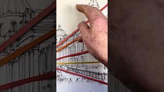 THE PERSPECTIVE PATTERN #stephentraversart #drawing #drawingtips