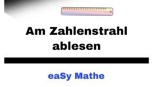 Mathematik Nachhilfe - Am Zahlenstrahl ablesen | Grundwissen 5.Klasse | Nachhilfe Mathe-eaSy!