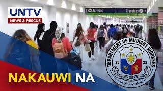 117 distressed OFWs mula Kuwait, nakabalik na sa Pilipinas