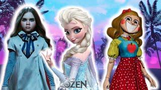 My Talking Angela 2 New Update Gameplay Megan Vs Elsa Frozen Vs Miss Delight Cosplay Makeover