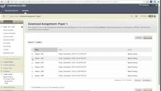 Blackboard download assignment files