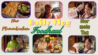 Daily Vlog / Nur mein Tag / Foodhaul / Haushalt / Unser Abendessen-Flammkuchen / Mamaalltag