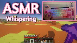ASMR Gaming | MINECRAFT SURVIVAL EPOMAKER RT65 Review (143) | Whispering + Keyboard/Mouse Sounds 