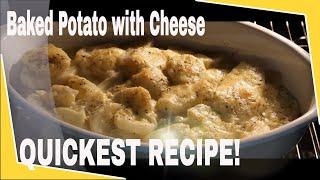 Quickest Baked Potato with Cheese Recipe