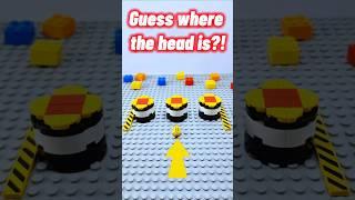 ️Guess where the Lego head is? Fun Lego Quiz! #legochallenge #legoanimation #stopmotion