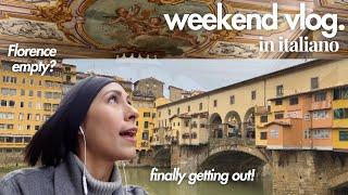 life in Italy diaries | getting out, city walks + chats in Italian