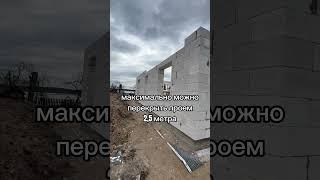 Перемычки и монолитные пояса из газобетона ! #домизгазобетона #стройка #строительстводомов