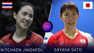 Nitchaon Jindapol(THA) vs Sayaka Sato(JPN) Badminton Match Highlights | Revisit Indonesia Open 2017