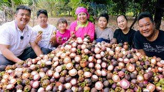 Harvesting tropical fruits: DURIAN, MANGOSTEEN, RAMBUTAN - Enjoying Delicious Dishes Made From Fruit