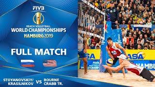 Stoyanovskiy/Krasilnikov vs. Bourne/Crabb - SemiFinal | Beach Volleyball World Champs Hamburg 2019