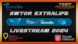 SWTOR Extra Life Livestream | Fractured Alliances Story Flashpoints Sith Juggernaut | Feb 3rd, 2024