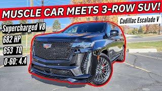 NEW CADILLAC ESCALADE V ESV is the BEST WAY to SPEND $150K! Exterior & Interior Walkaround & Drive!